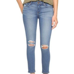 Paige Denim Distressed Verdugo Crop Jeans